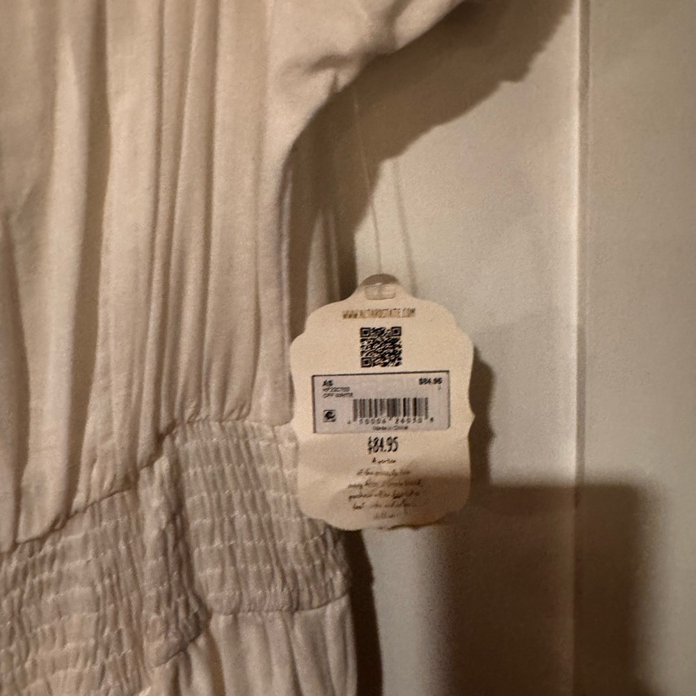NWT Altar'd State Cream Midi Dress size L - Picture 2 of 6
